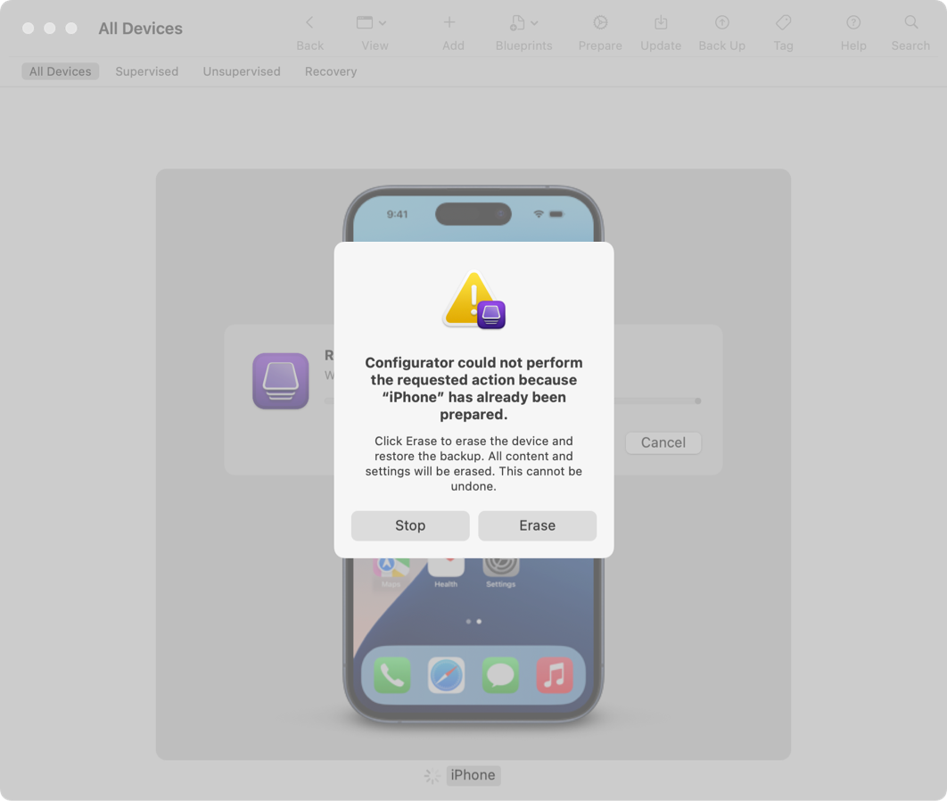 Apple-Device-Support Zertifizierungsfragen